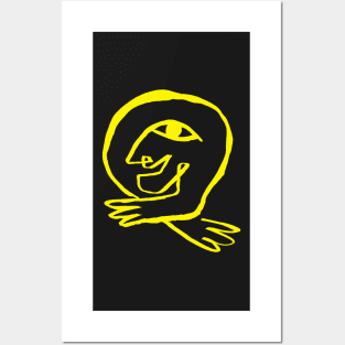 Twisted Yellow Posters and Art